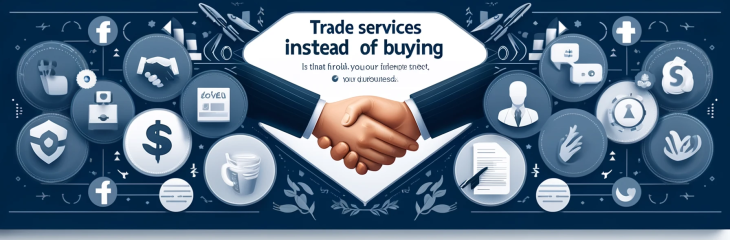 Smart Reasons to Trade Services Instead of Buying